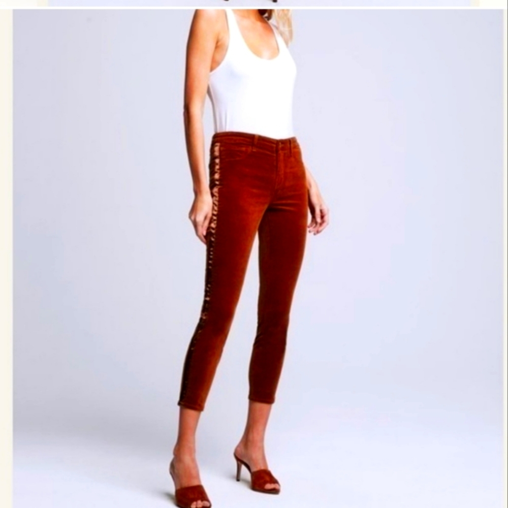 NWT L'AGENCE MARGOT 31 SKINNY VELVET 5 POCKET JEAN
